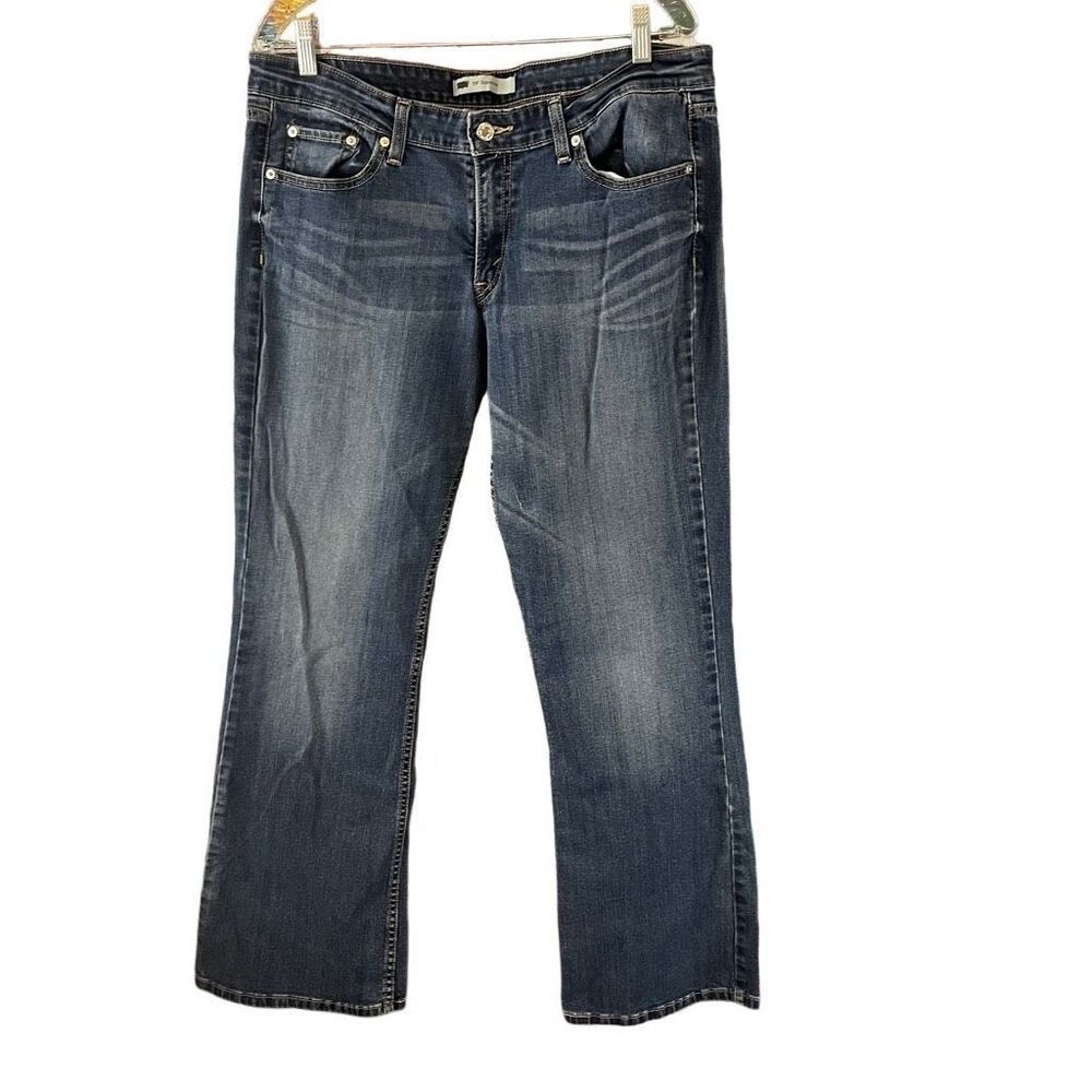 Levi's 518 Superlow Bootcut Denim Jeans Size 15 32 x 32
